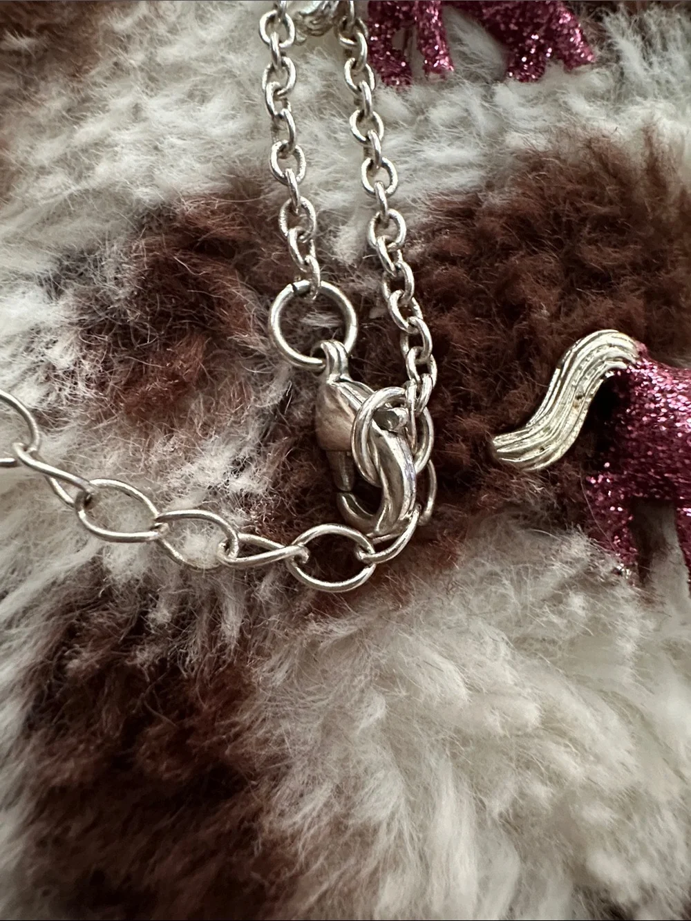 Sparkle Unicorn Necklace & Earrings Set - Pink Glitter